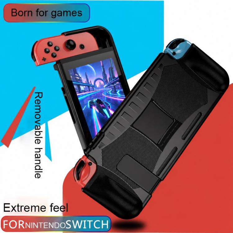 TPU Soft Protective Shell Drop Resistance for Nintendo Switch(Blue)