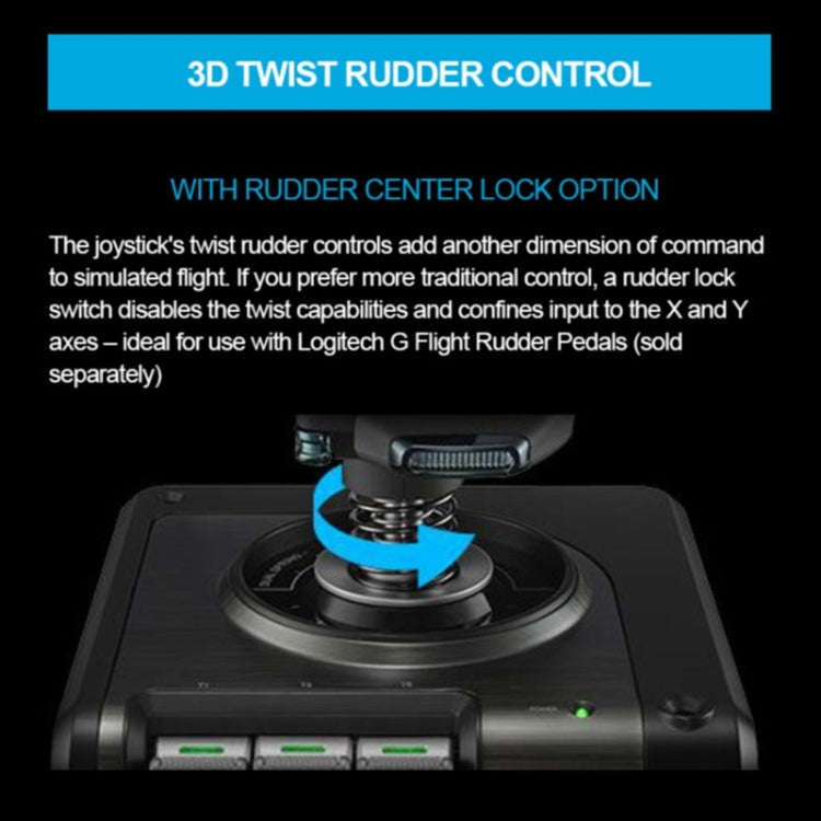 Logitech G Saitek X52 Pro Flight Control Game Throttle Joystick Handle Controller