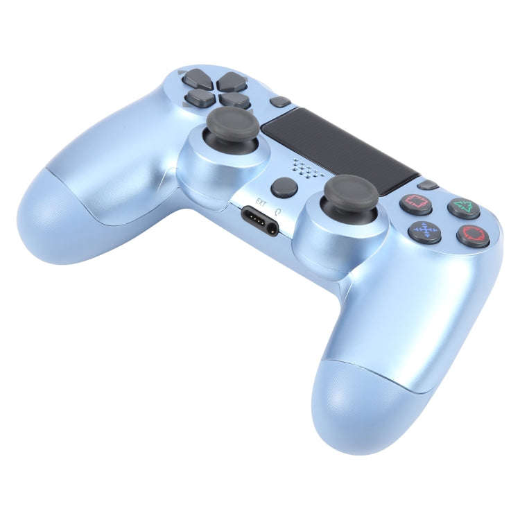 Wireless Bluetooth Snowflake Button Game Controller for Sony PS4 (Titanium Blue)