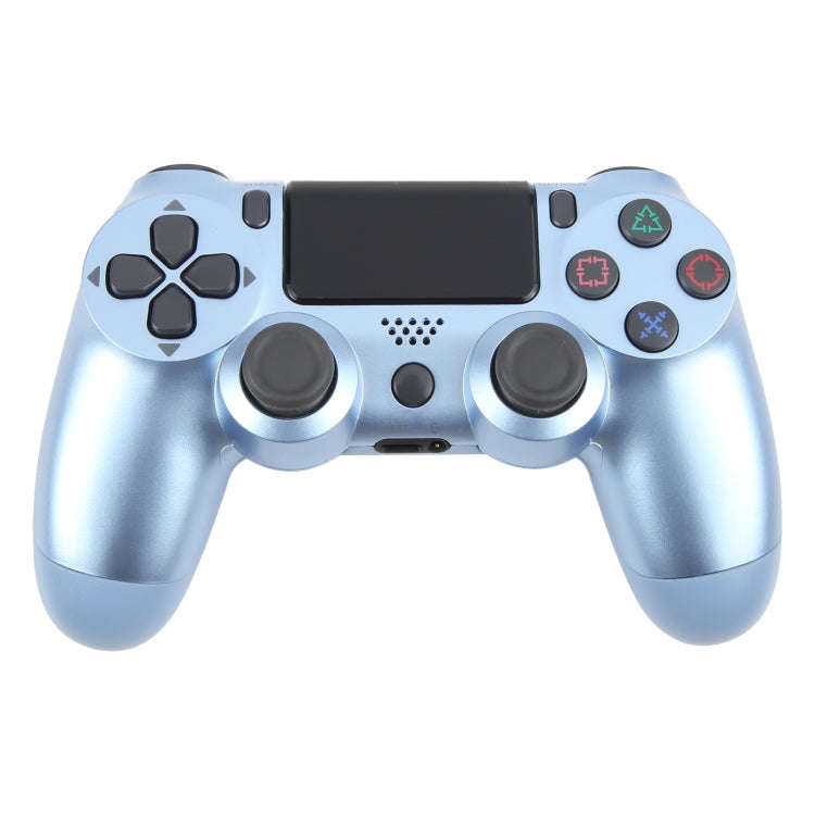 Wireless Bluetooth Snowflake Button Game Controller for Sony PS4 (Titanium Blue)