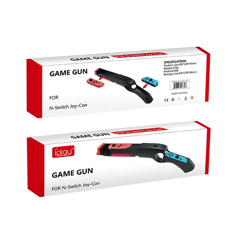 iplay HBS-122 Shooting Game Gun Handle Holder for Nintendo Switch Joy-Con