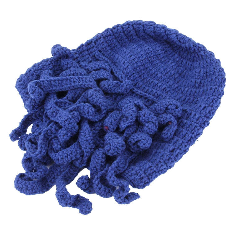 Amurleopard Unisex Barbarian Knit Beanie Octopus Tentacle Cap Winter Warm Face Mask Crochet Hat(D...