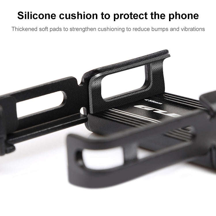 GUB P10 Aluminum Bike Phone Holder(Titanium Color)