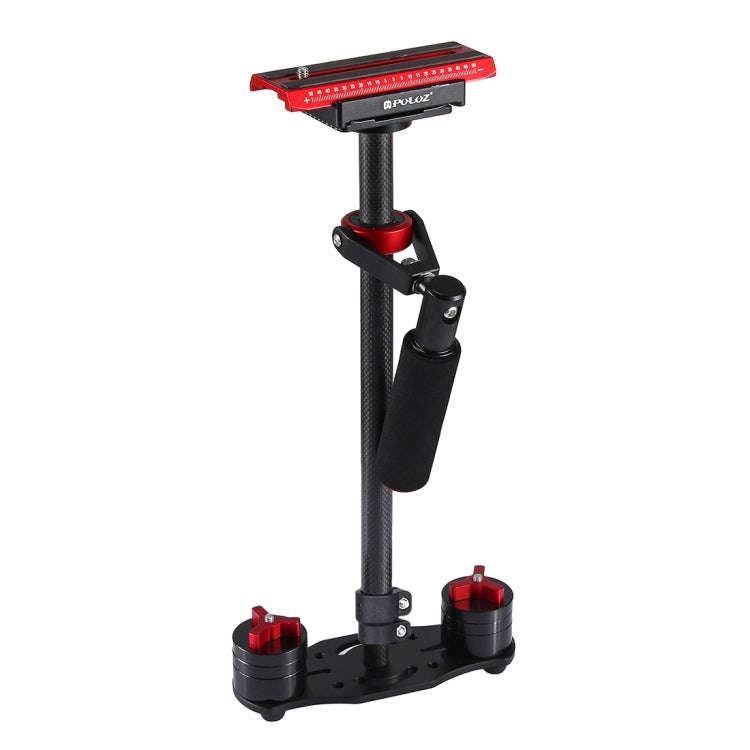 PULUZ 38.5-61cm Carbon Fibre Handheld Stabilizer for DSLR & DV Digital Video & Cameras, Load Rang...