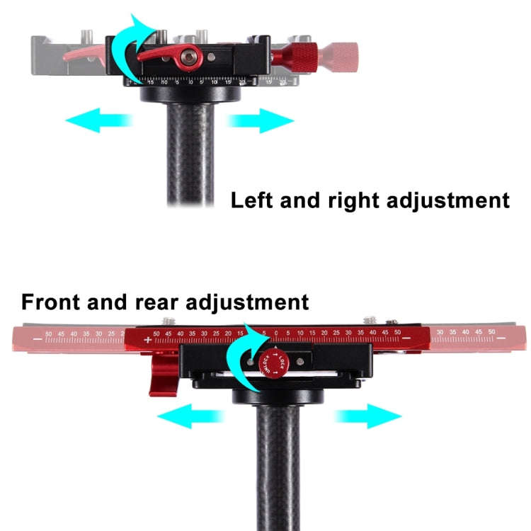 PULUZ 38.5-61cm Carbon Fibre Handheld Stabilizer for DSLR & DV Digital Video & Cameras, Load Rang...