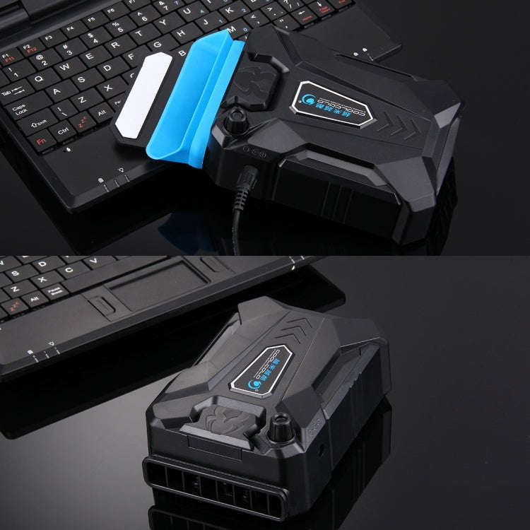 Ice Troll III Gaming Laptop Notebook Cooling Pad Mute Air Extracting Cooling Fan Turbo Heat Radia...