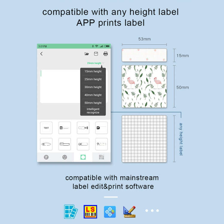 Peripage A6 Portable Inkless Pocket Thermal Bluetooth Printer(White)