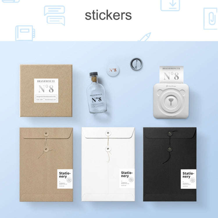 Peripage A6 Portable Inkless Pocket Thermal Bluetooth Printer(White)