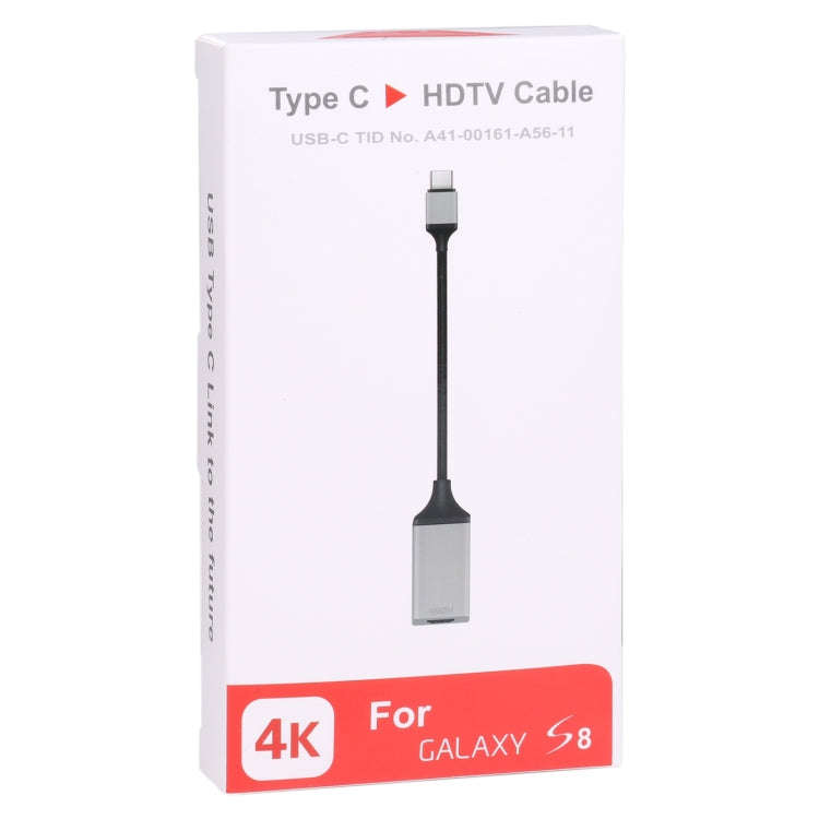 USB-C / Type-C 3.1 to HDMI 4Kx2K HDTV Cable, Cable Length: 20cm