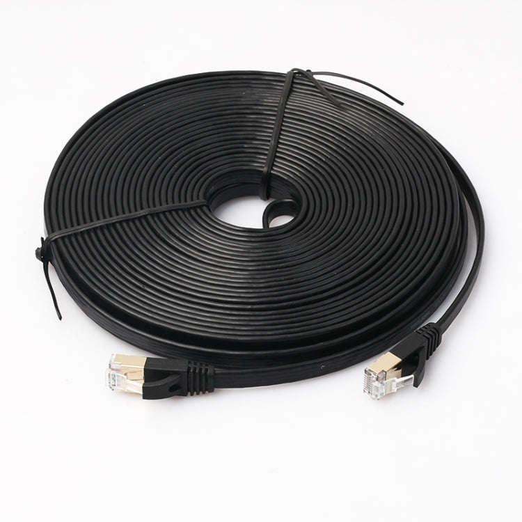 15m CAT7 10 Gigabit Ethernet Ultra Flat Patch Cable for Modem Router LAN Network - Built with Shi...