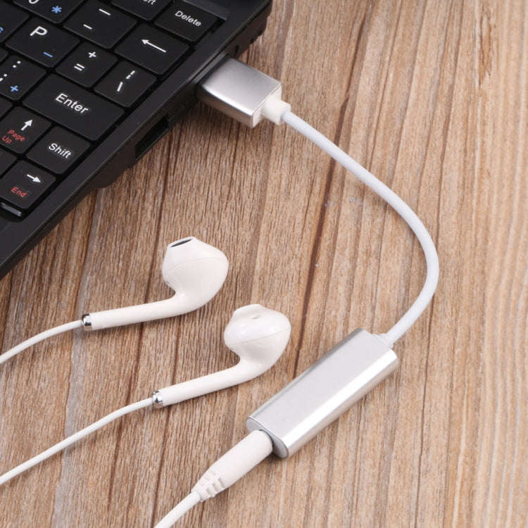 HIFI Magic Voice 7.1CH USB Sound Card (Silver)