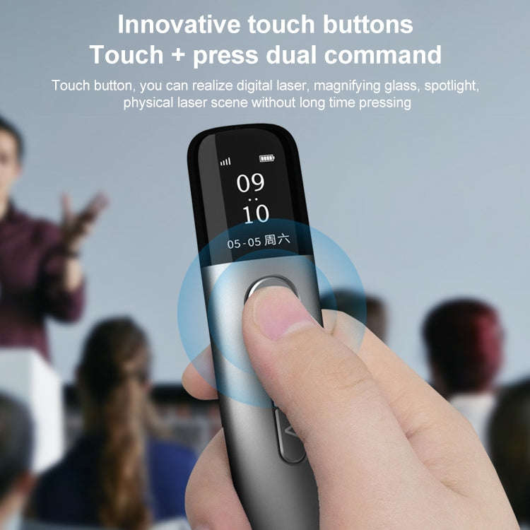 ASiNG A9 Pro 32GB Green Light Multifunctional PPT Touch Laser Page Turning Pen Wireless Presenter...