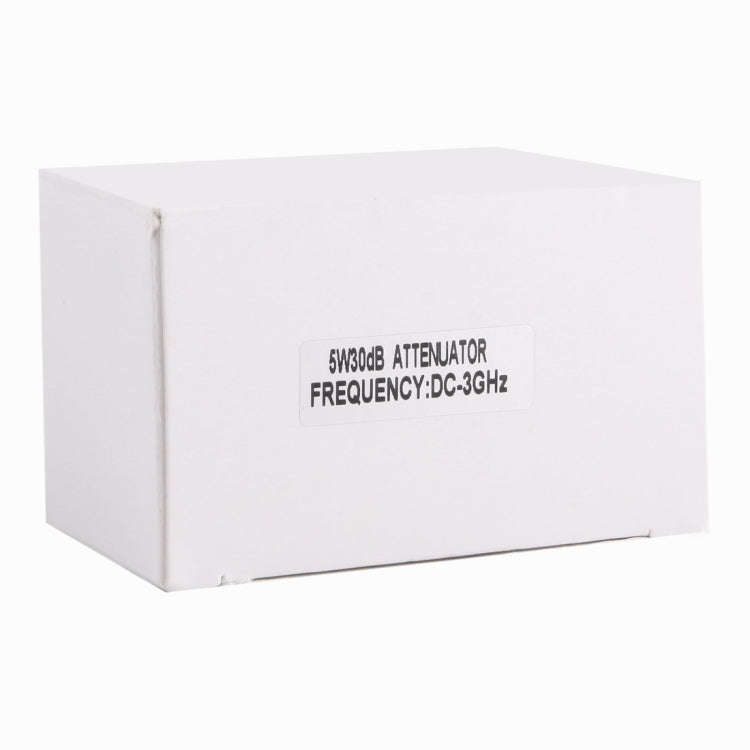 5W 30dBi N Female to N Male DC-13GHz Frequency Gain Attenuator(Silver)