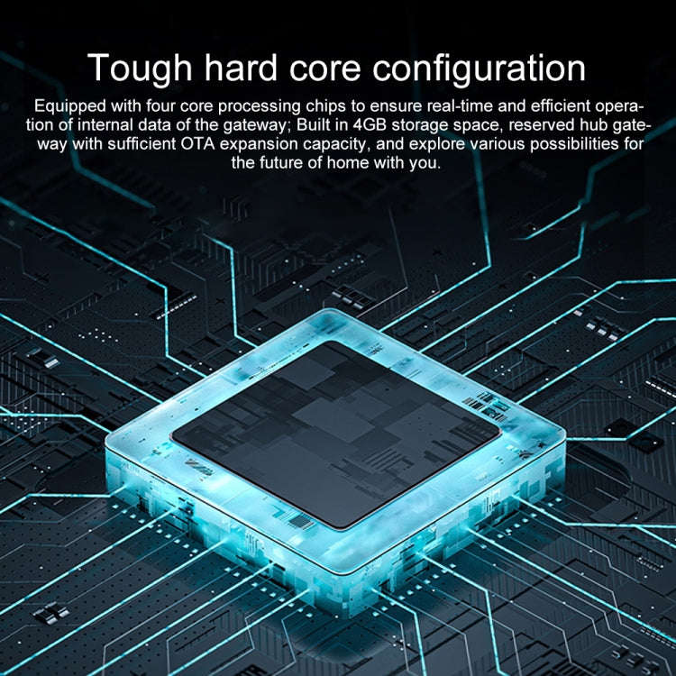 Original Xiaomi Smart Central Hub Gateway Quad-core Built-in Bluetooth Signal Amplifier, US Plug