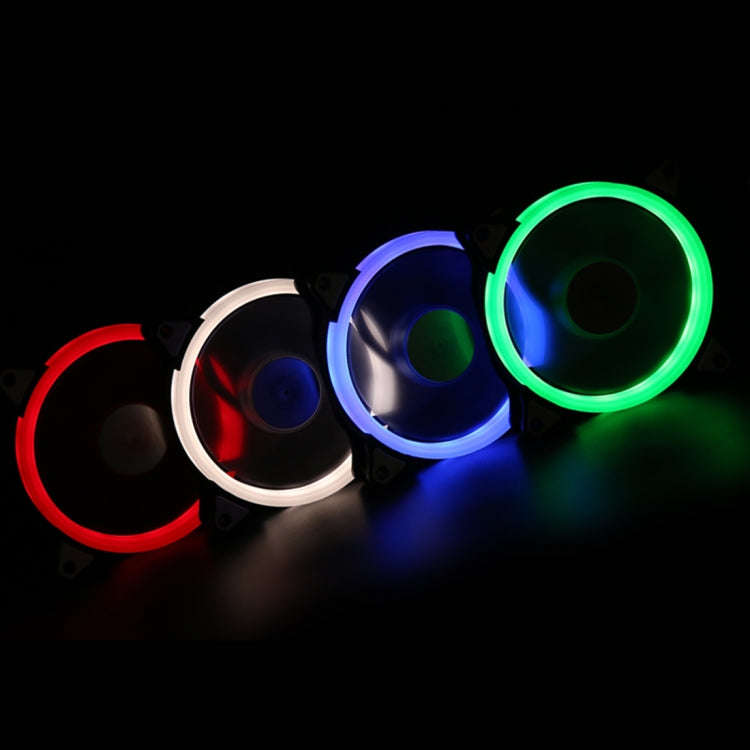 Color LED 12cm 3pin Computer Components Chassis Fan Computer Host Cooling Fan Silent Fan Cooling,...