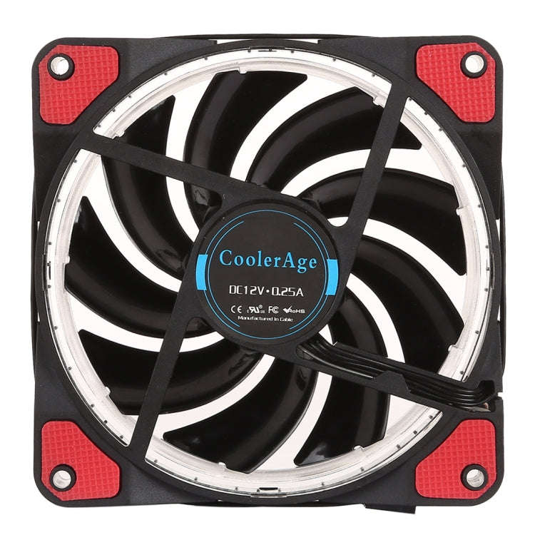 Color LED 12cm 4pin Computer Components Chassis Fan Computer Host Cooling Fan Silent Fan Cooling ...