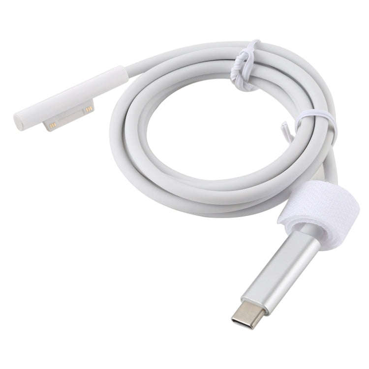 Surface Pro 7 / 6 / 5 to USB-C / Type-C Male Interfaces Power Adapter Charger Cable for Microsoft...