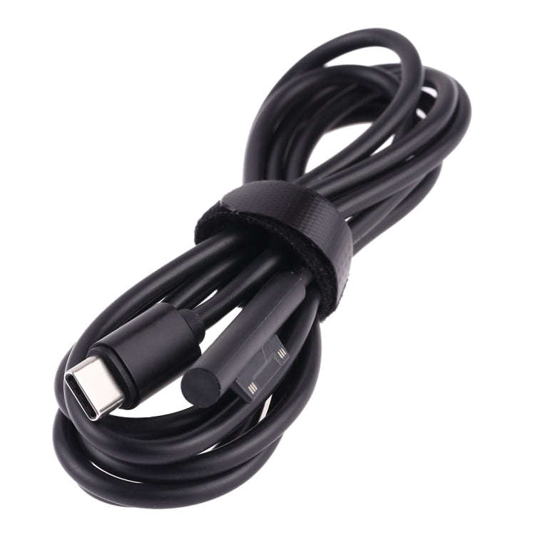 Surface Pro 7 / 6 / 5 to USB-C / Type-C Male Interfaces Power Adapter Charger Cable for Microsoft...