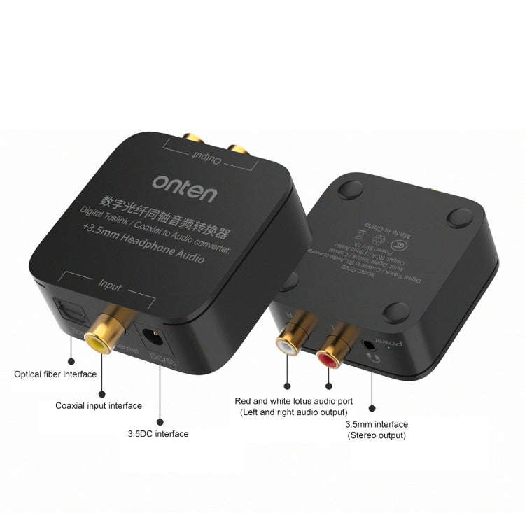 Onten 37506 Digital Optical Coaxial Audio Converter Support 192K