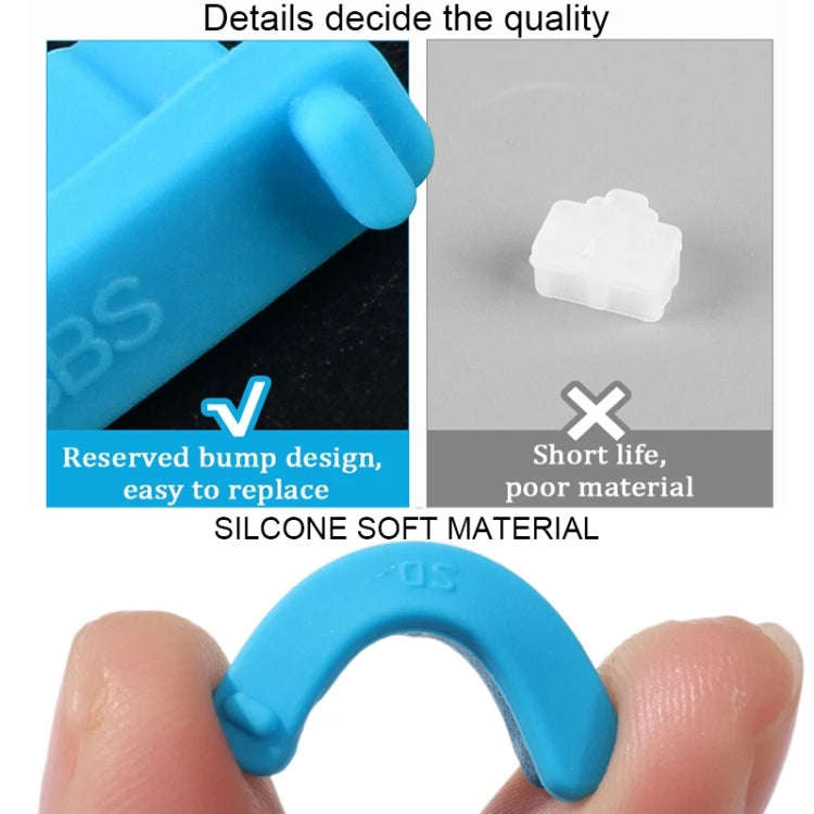 13 in 1 Universal Silicone Anti-Dust Plugs for Laptop(Rose Red)
