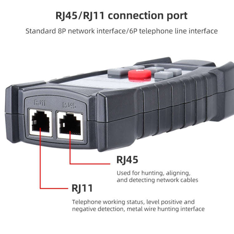 BENETECH GT67 RJ11 / RJ45 Multifunctional Cable Tester Line Finder Net Cable Detector