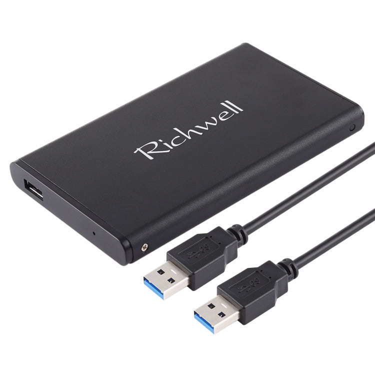 Richwell SATA R2-SATA-2TB 2TB 2.5 inch USB3.0 Super Speed Interface Mobile Hard Disk Drive(Black)