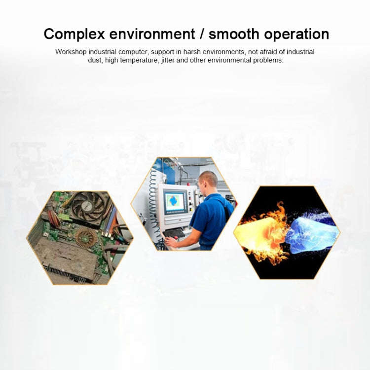 Fanless Mini Industrial Control PC with 4 USB Ports & RS-232 COM Port, 8GB RAM, Intel Celeron N29...