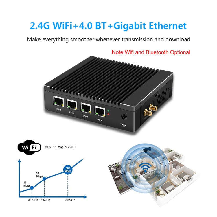 K660G4 Windows and Linux System Mini PC without Memory & SSD & WiFi, Intel Celeron Processor N284...