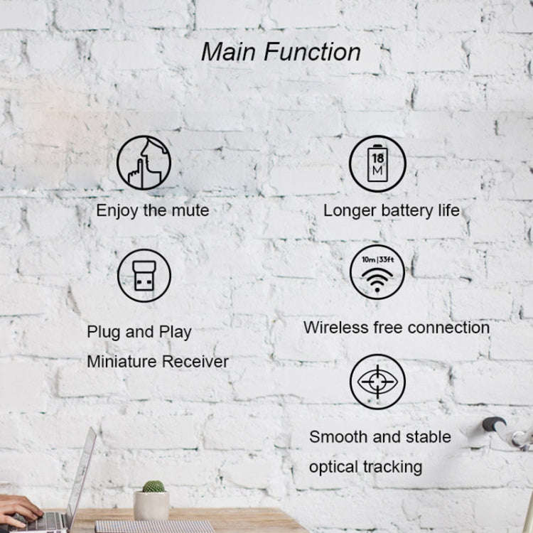 Logitech M330 Wireless Optical Mute Mouse with Micro USB Receiver (Grey)