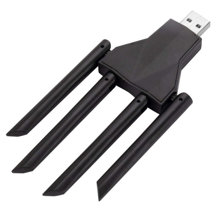 1300Mbps 5G Wireless Network Card Gigabit Dual Band Driver-free USB WiFi Receiver