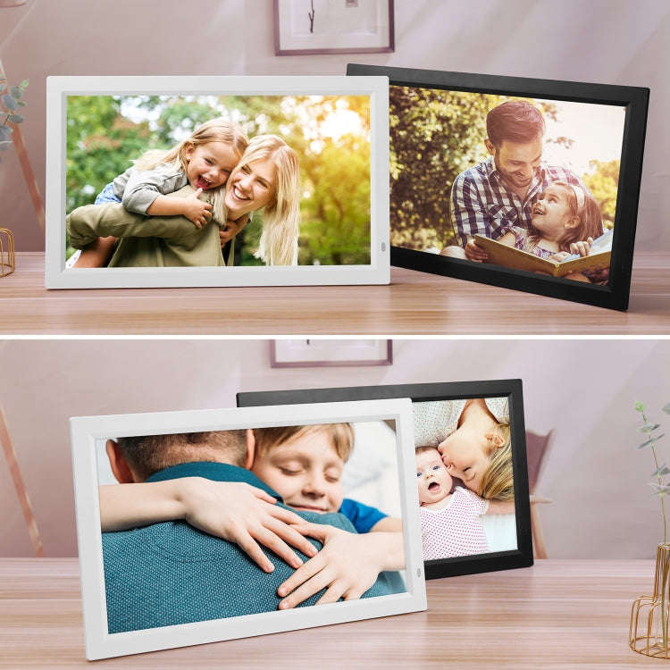 23.6 inch LED Display Digital Photo Frame with Holder & Remote Control, US Plug(Black)