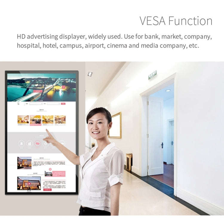 21.5 inch LCD Display Digital Photo Frame, 4GB+32GB, RK3399 up to 2.0GHz, Android 10, Support WiF...