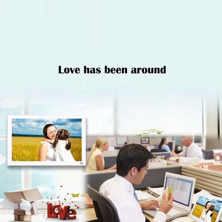 15.6 inch FHD LED Display Digital Photo Frame with Holder & Remote Control, MSTAR V53 Program, Su...