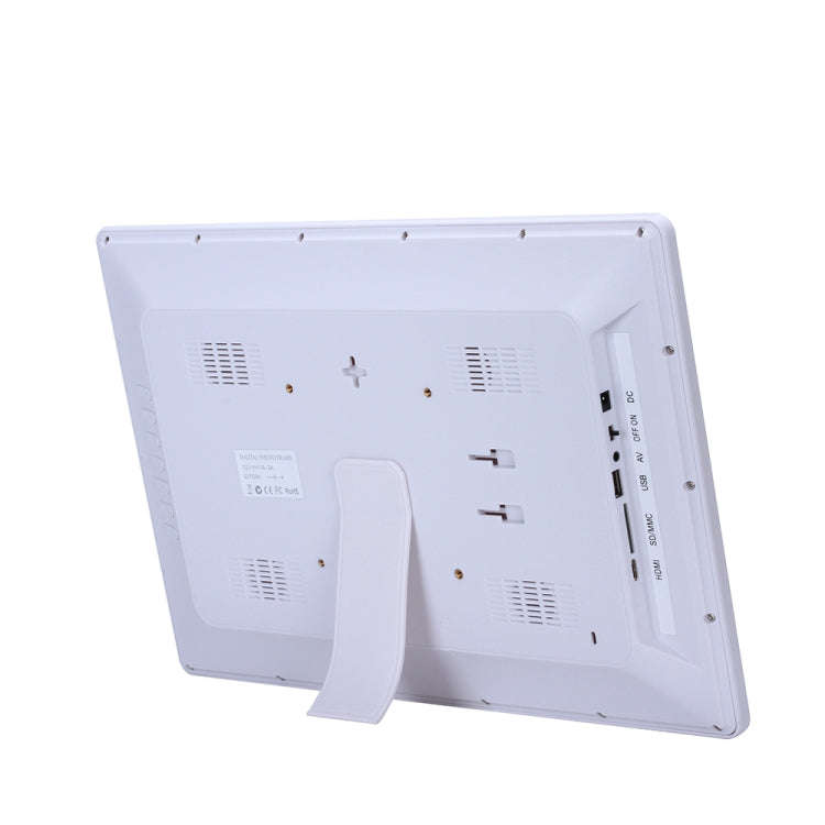 17 inch Display Rack Container Advertising Machine Digital Photo Frame Support Water Subtitles(Wh...