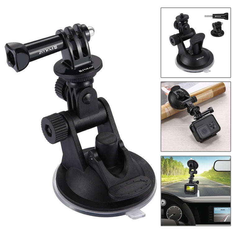 PULUZ 20 in 1 Accessories Combo Kits with EVA Case (Chest Strap + Head Strap + Suction Cup Mount ...