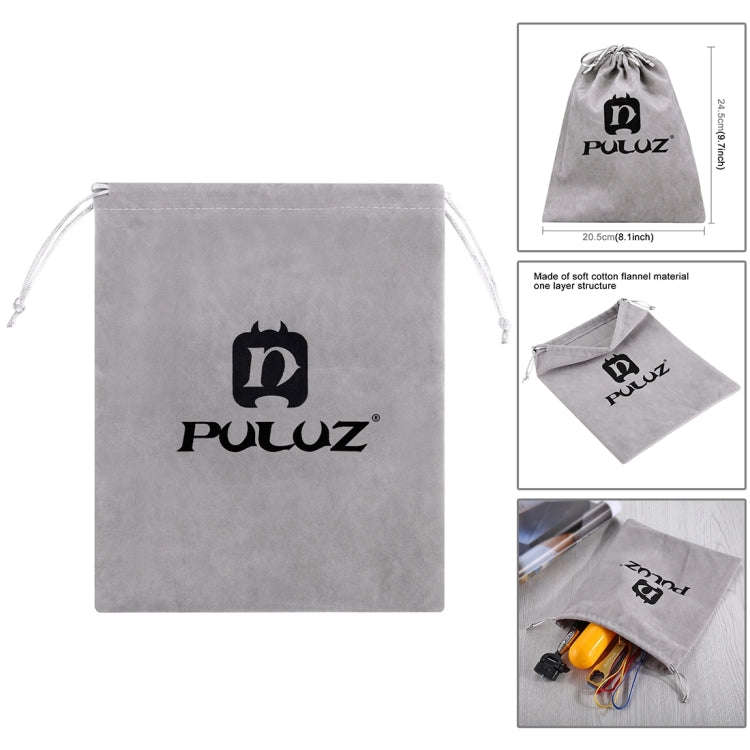PULUZ 20 in 1 Accessories Combo Kits with EVA Case (Chest Strap + Head Strap + Suction Cup Mount ...