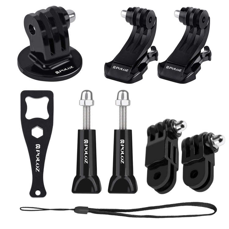 PULUZ 20 in 1 Accessories Combo Kits (Chest Strap + Head Strap + Suction Cup Mount + 3-Way Pivot ...