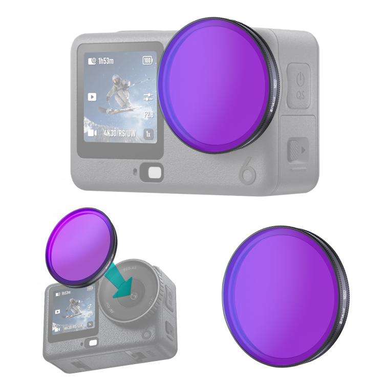 For DJI Osmo Action 6 PULUZ Action Camera ND32 Lens Filter