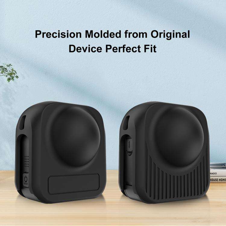 For GoPro MAX2 PULUZ Body Lens Silicone Protective Cover (Black)