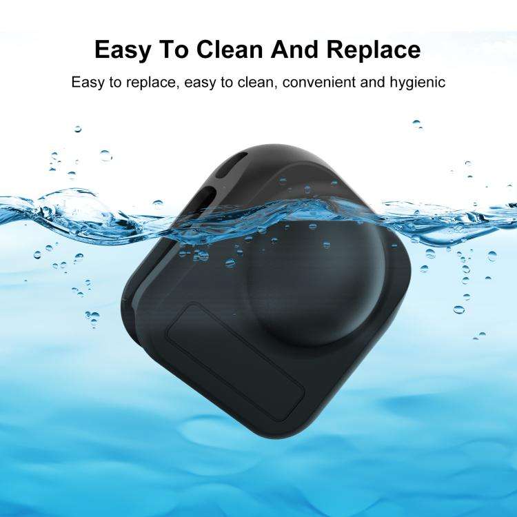 For GoPro MAX2 PULUZ Body Lens Silicone Protective Cover (Black)