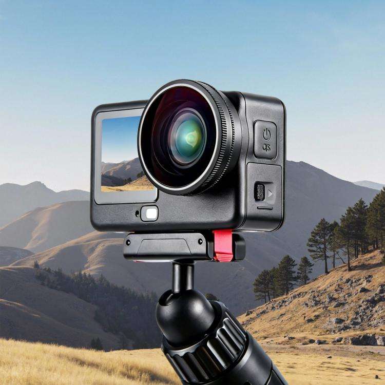 For DJI Osmo Action 6 PULUZ FOV Boost Lens 185 Degree Wide Angle Lens
