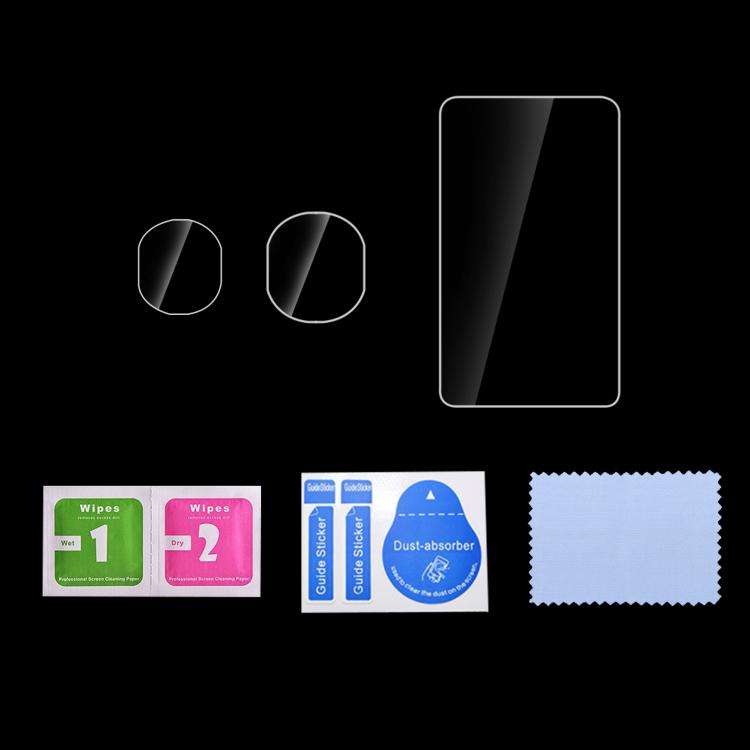 For DJI OSMO Pocket 4P / XTRA Muse 2 Pro PULUZ 9H 2.5D HD Tempered Glass Lens Protector + Screen ...