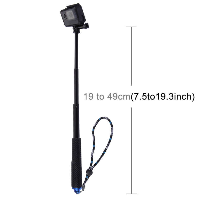 PULUZ Handheld Extendable Pole Monopod for DJI, Insta360, GoPro and Other Action Cameras, Length:...