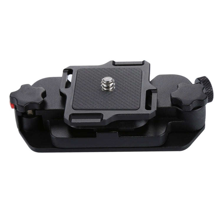 PULUZ Capture Camera Clip Aluminum Alloy Quick Release Clip with Plate(Red)