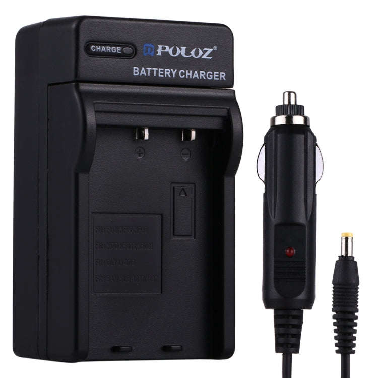 PULUZ Digital Camera Battery Car Charger for Fujifilm NP-60 / NP-30, Kodak K5000 / K5001, Olympus...
