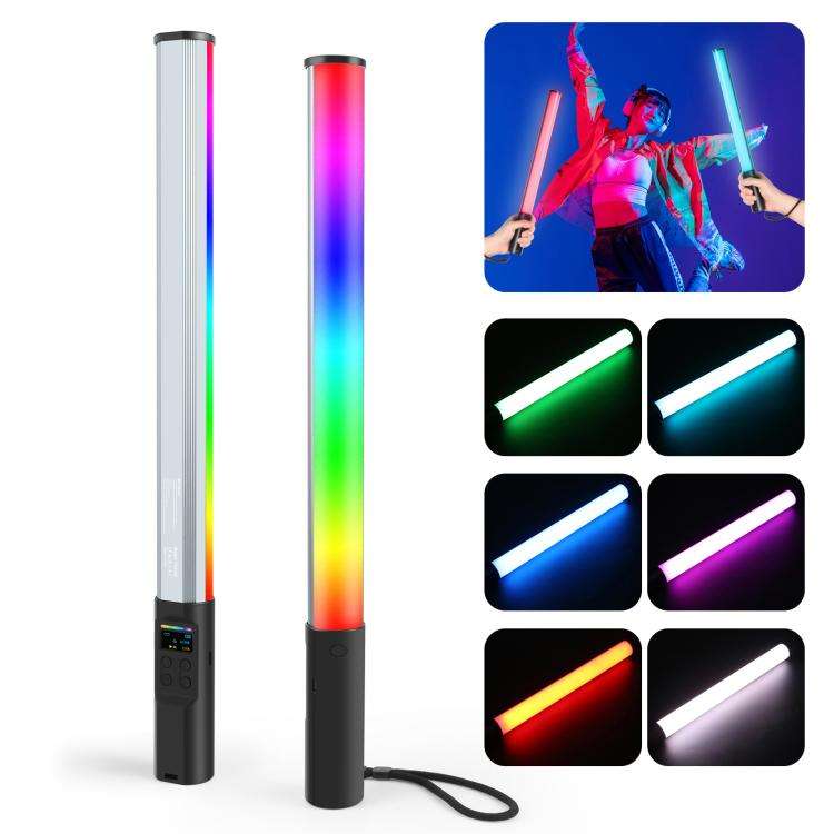 PULUZ 132 LEDs Photo Handheld Stick Light RGB Fill Light