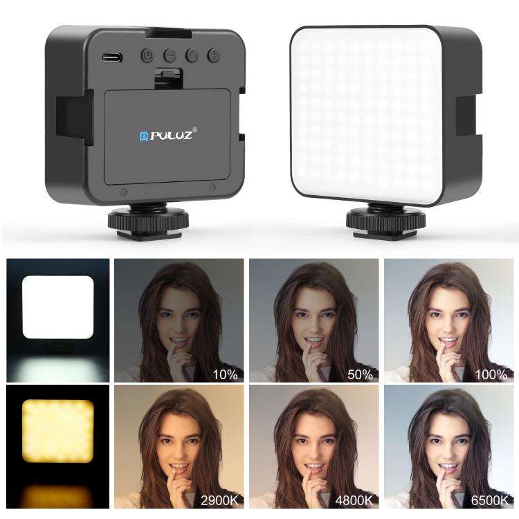 PULUZ 100 LED 5W 3-color Temperatures Adjustable Video Splicing Fill Light for Camera / Video Cam...