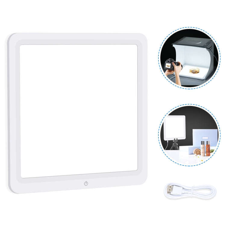 PULUZ LED Shadowless Light Pad for 30cm Photo Studio Box (White)