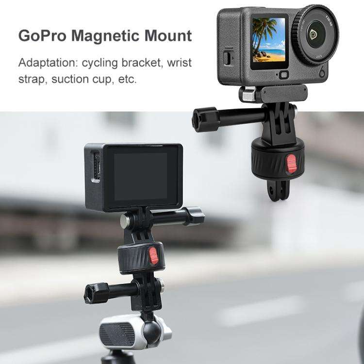 PULUZ Action Camera Magnetic Base Adapter (Black)
