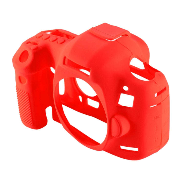 PULUZ Soft Silicone Protective Case for Canon EOS 5D Mark III / 5D3(Red)